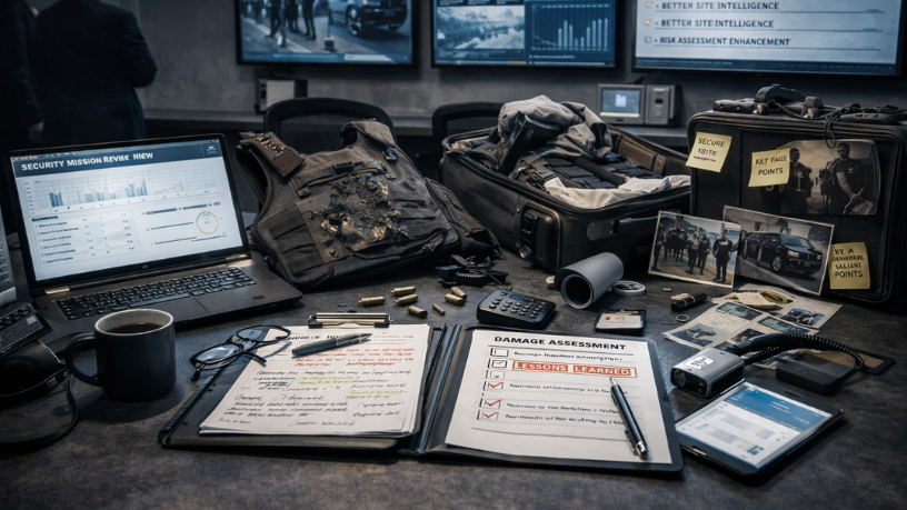 Aprendizado institucional após missões sensíveis com Ernesto Kenji Igarashi.